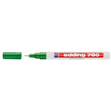 EDDING Lakkmarker, 0,8 mm, EDDING "780", zöld filctoll, marker