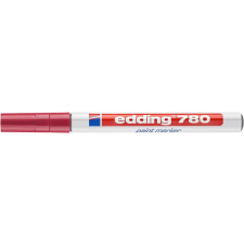 EDDING Lakkmarker, 0,8 mm, EDDING "780", piros filctoll, marker