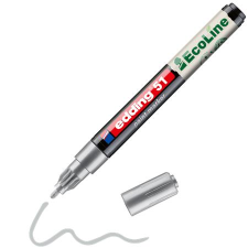 EDDING Lakkmarker, 1-2 mm, "51", ezüst (TED51E) (TED51E) filctoll, marker