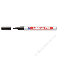 EDDING Lakkmarker, 1-2 mm, EDDING 751, fekete (TED751021) filctoll, marker