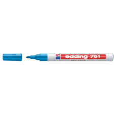 EDDING Lakkmarker, 1-2 mm, EDDING "751", világoskék filctoll, marker