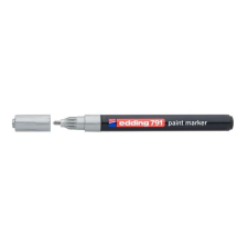 EDDING Lakkmarker, 1-2 mm, EDDING "791", ezüst filctoll, marker