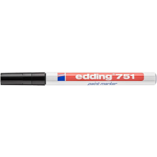  EDDING Lakkmarker, 1-2 mm, EDDING "751", fekete filctoll, marker
