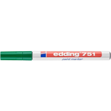  EDDING Lakkmarker, 1-2 mm, EDDING "751", zöld filctoll, marker