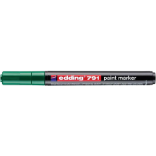 EDDING Lakkmarker, 1-2 mm, EDDING "791", zöld filctoll, marker