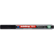 EDDING Lakkmarker, 1-2 mm, PCR, EDDING "791", fekete filctoll, marker