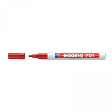 EDDING Lakkmarker 1-2mm, kerek Edding 751 piros filctoll, marker
