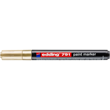 EDDING Lakkmarker 1-2mm, kerek Edding 791 arany filctoll, marker