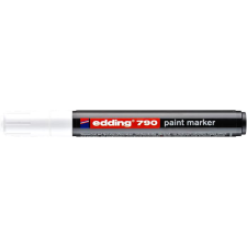 EDDING Lakkmarker, 2-3 mm, EDDING &quot;790&quot;, fehér filctoll, marker