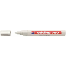 EDDING Lakkmarker, 2-4 mm, EDDING "750", fehér filctoll, marker