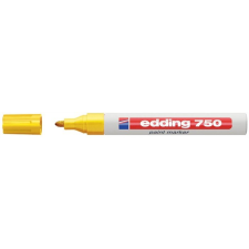 EDDING Lakkmarker, 2-4 mm, EDDING "750", sárga filctoll, marker