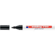 EDDING Lakkmarker, 2-4 mm, EDDING &quot;750&quot;, fekete filctoll, marker