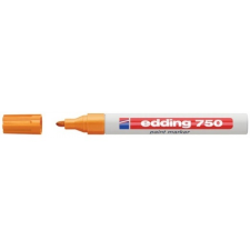 EDDING Lakkmarker, 2-4 mm, EDDING &quot;750&quot;, narancssárga filctoll, marker