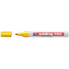 EDDING Lakkmarker, 2-4 mm, EDDING &quot;750&quot;, sárga filctoll, marker