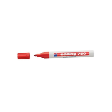 EDDING Lakkmarker 2-4mm kerek EDDING 750 piros filctoll, marker