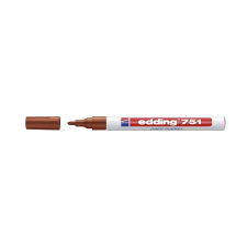 EDDING Lakkmarker EDDING 751 1-2mm barna filctoll, marker