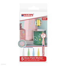 EDDING Lakkmarker klt. 5db-os EDDING 751/5S pasztell filctoll, marker