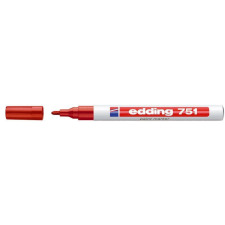 EDDING "751" lakkmarker 1-2 mm piros (TED7514) filctoll, marker