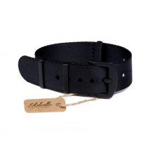 Edelwolle Black prémium Nato óraszíj, fekete, 20mm óraszíj
