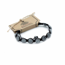 Eden Hematit Shamballa Karkötő - Korongok karkötő