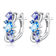 EdenBoutique Duo Blue Stone ezüst fülbevaló fülbevaló