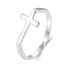 EdenBoutique Ezüst Kereszt ezüst gyűrű 8 gyűrű