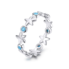 EdenBoutique Ezüst tengeri csillag gyűrű 6 gyűrű