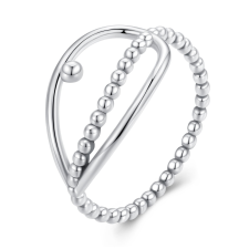 EdenBoutique Silver Simple Beads 8 gyűrű gyűrű