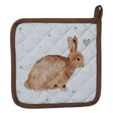 Edényalátét 20x20cm, 100% pamut, Bunnies in Love konyhai eszköz