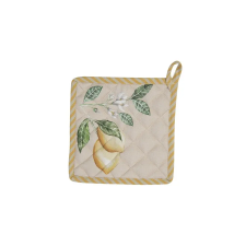  Edényalátét 20x20cm,100% pamut,Lemons &amp; Leafs konyhai eszköz