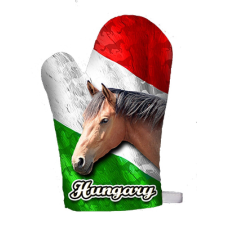 Edényfogó kesztyű, Hungary - barna ló konyhai eszköz
