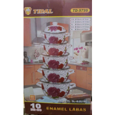  Edényzet, Tidal TD-9799, 5db zománcozott edény