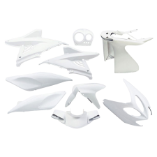 Edge Bikeparts Burkolatkészlet EDGE 9 db fehér Yamaha Aerox, MBK Nitro motorokhoz motorkerékpár idom