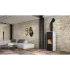 Edilkamin Flamma 14cs vízteres fatüzelésű kályha, zárt rendszerre, fehér, 14kW