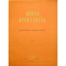 Editio Musica Híres operaáriák -alt hangra zongorakísérettel-  Berühmte opernarien antikvárium - használt könyv