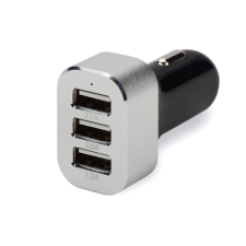 Ednet 84119 USB autós töltő 3 port (84119) mobiltelefon kellék