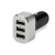 Ednet 84119 USB autós töltő 3 port (84119)