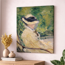 Édouard Manet - Nő kerti székben vászonkép dekoráció