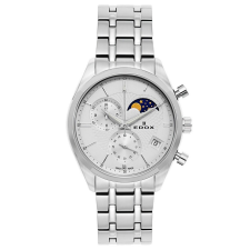 Edox Les Vauberts Moonphase Chrono 01655-3M-AIN Férfi Karóra karóra