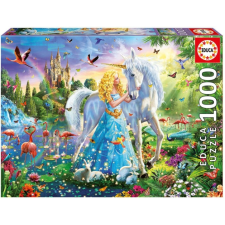 Educa 1000 db-os puzzle - A hercegnő és az unikornis (17654) puzzle, kirakós