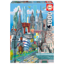 Educa 1000 db-os puzzle - New York, Carlo Stanga (19265) puzzle, kirakós