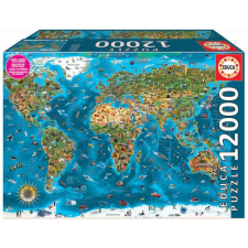 Educa 12000 db-os puzzle - A világ csodái (19057) puzzle, kirakós