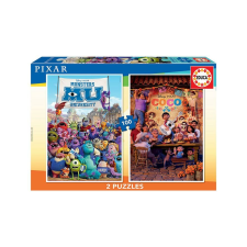 Educa 2 x 100 db-os puzzle - Szörny Egyetem és Coco (18635) puzzle, kirakós