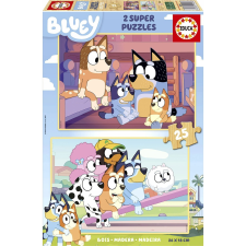 Educa 2 X 25 Db-os Fa Puzzle - Bluey (19407) (80-19407) puzzle, kirakós