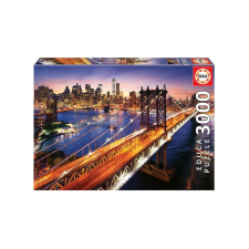 Educa 3000 db-os puzzle - Naplemente Manhattanben (18508) puzzle, kirakós
