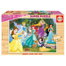 Educa Disney hercegnők fa puzzle, 100 darabos puzzle, kirakós