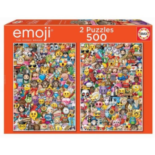 Educa Emoji, 2 x 500 db-os puzzle, E17992 puzzle, kirakós