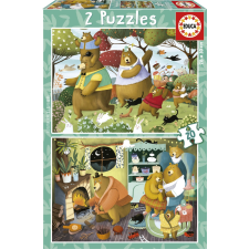 Educa erdei történetek puzzle 2x20 darab puzzle, kirakós