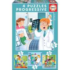 Educa jövőbeli foglalkozások puzzle 4 az 1-ben puzzle, kirakós
