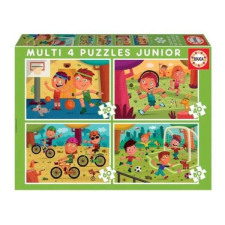 Educa puzzle 4 az 1-ben - Sportoljunk! puzzle, kirakós